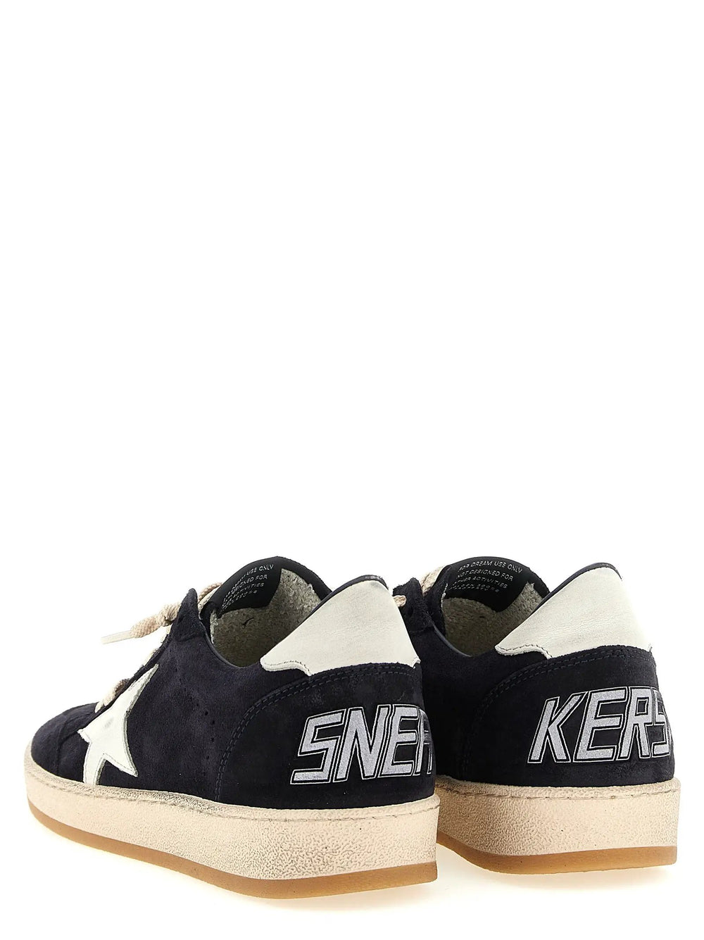 Golden Goose Sample Sale | Golden Goose Blue Cowhide Low Top Sneakers - | Designer outlet