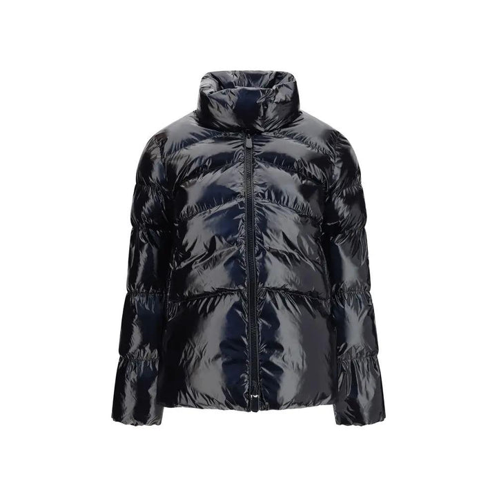 PINKO Black Polyamide Full-Length Jacket