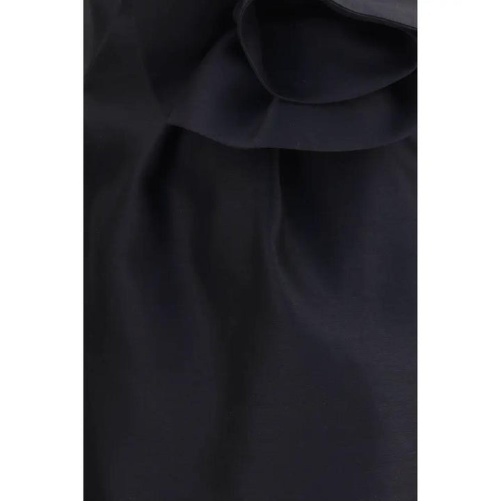 Magda Butrym Black Wool Oves Aries Mini Skirt
