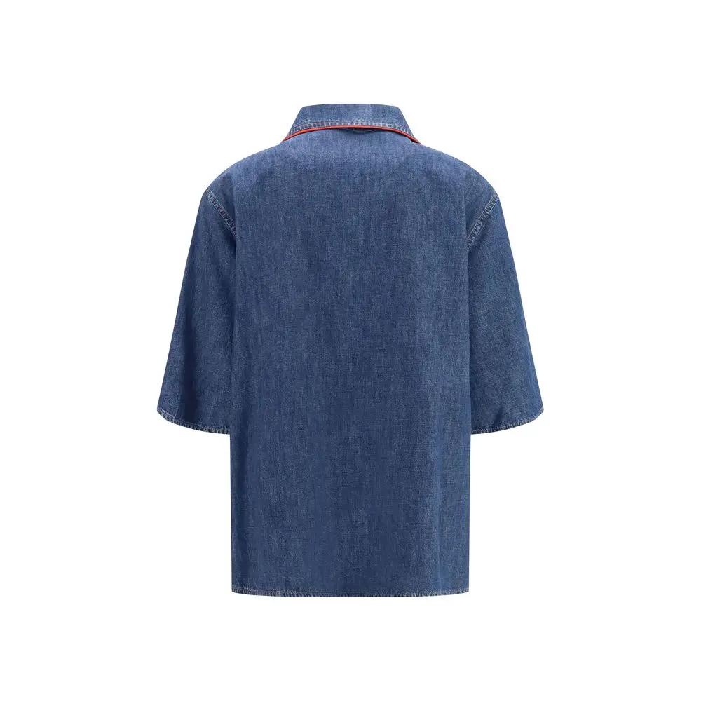Valentino Garavani Sample Sale | Valentino Garavani Blue Denim Shirt - | Designer outlet
