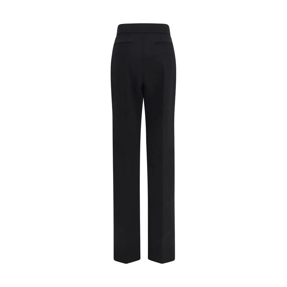 Valentino Garavani Sample Sale | Valentino Garavani Black Wool Oves Aries Flared Pants - | Designer outlet