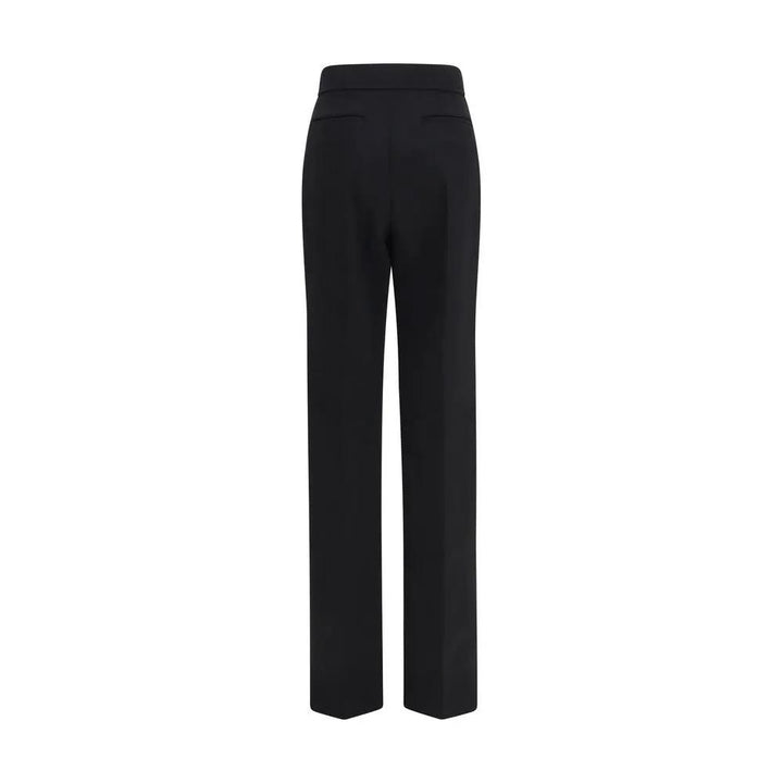 Valentino Garavani Black Wool Oves Aries Flared Pants