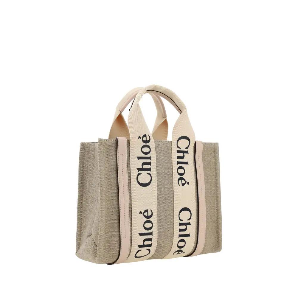 Chloé Sample Sale | Chloé Brown Linen Handbag - | Designer outlet