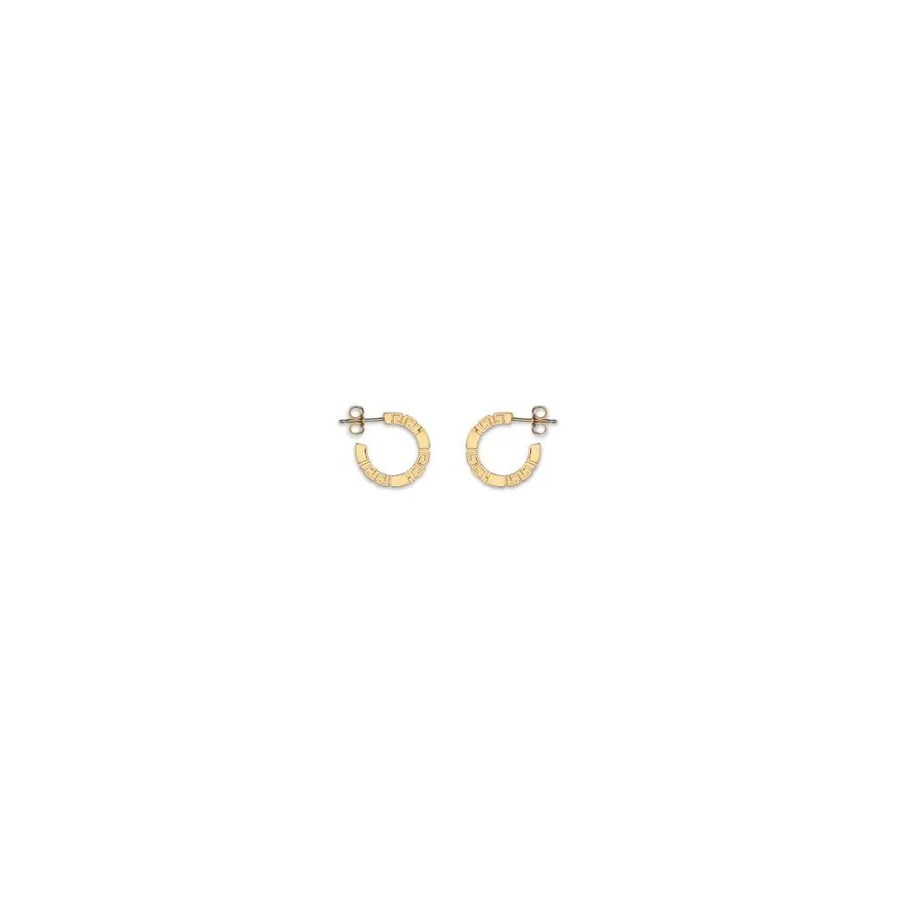 Versace Sample Sale | Versace Gold Brass Earrings - | Designer outlet