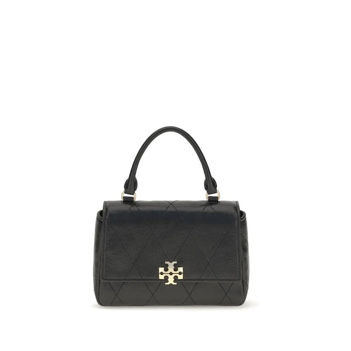 Tory Burch Black Calf Leather Bos Taurus Handbag