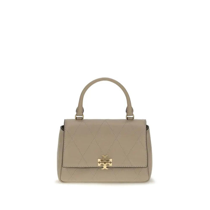 Tory Burch Beige Calf Leather Bos Taurus Handbag
