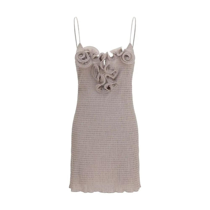 Magda Butrym Beige Lyocell Casual Dress
