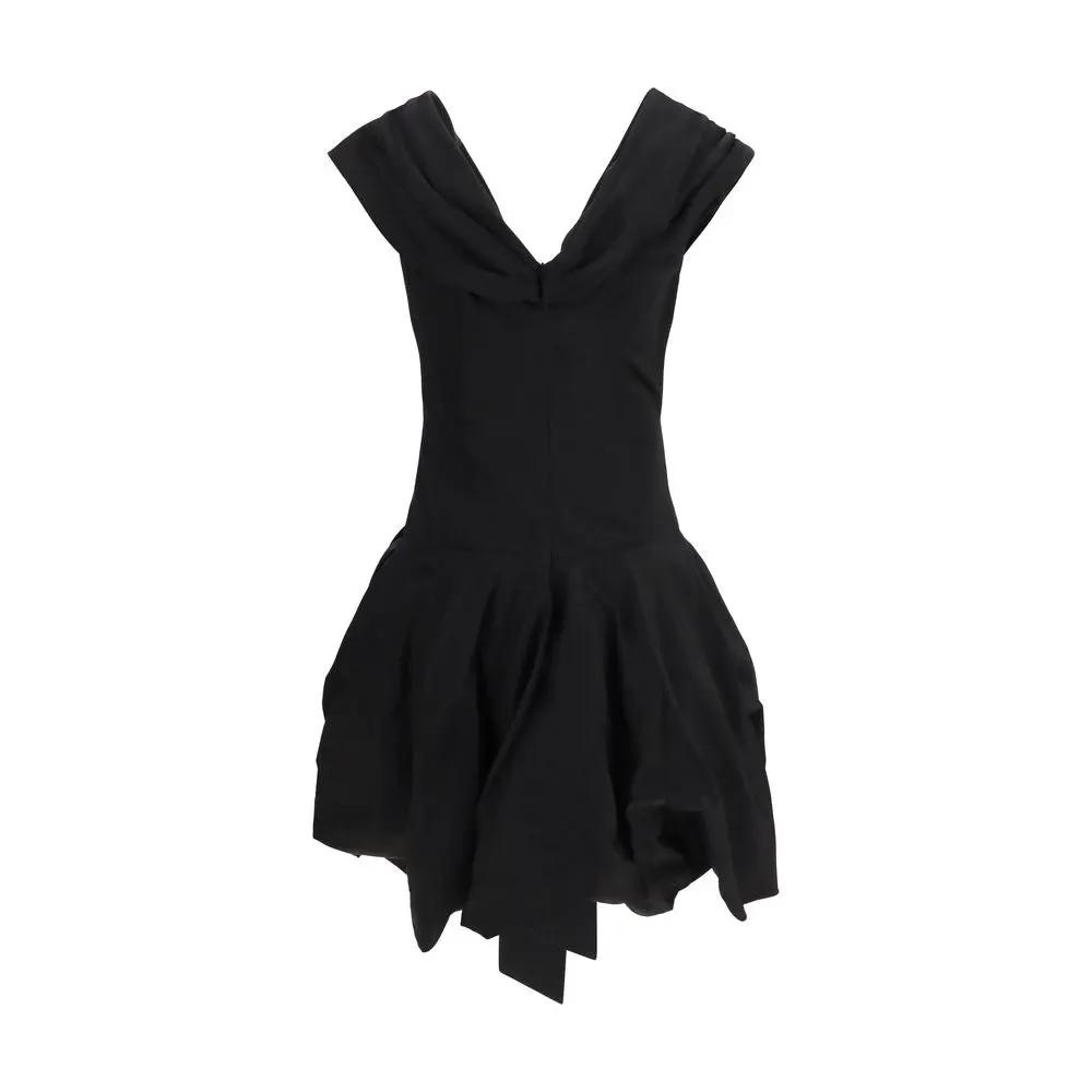 Magda Butrym Sample Sale | Magda Butrym Black Cotton Cocktail Dress - | Designer outlet