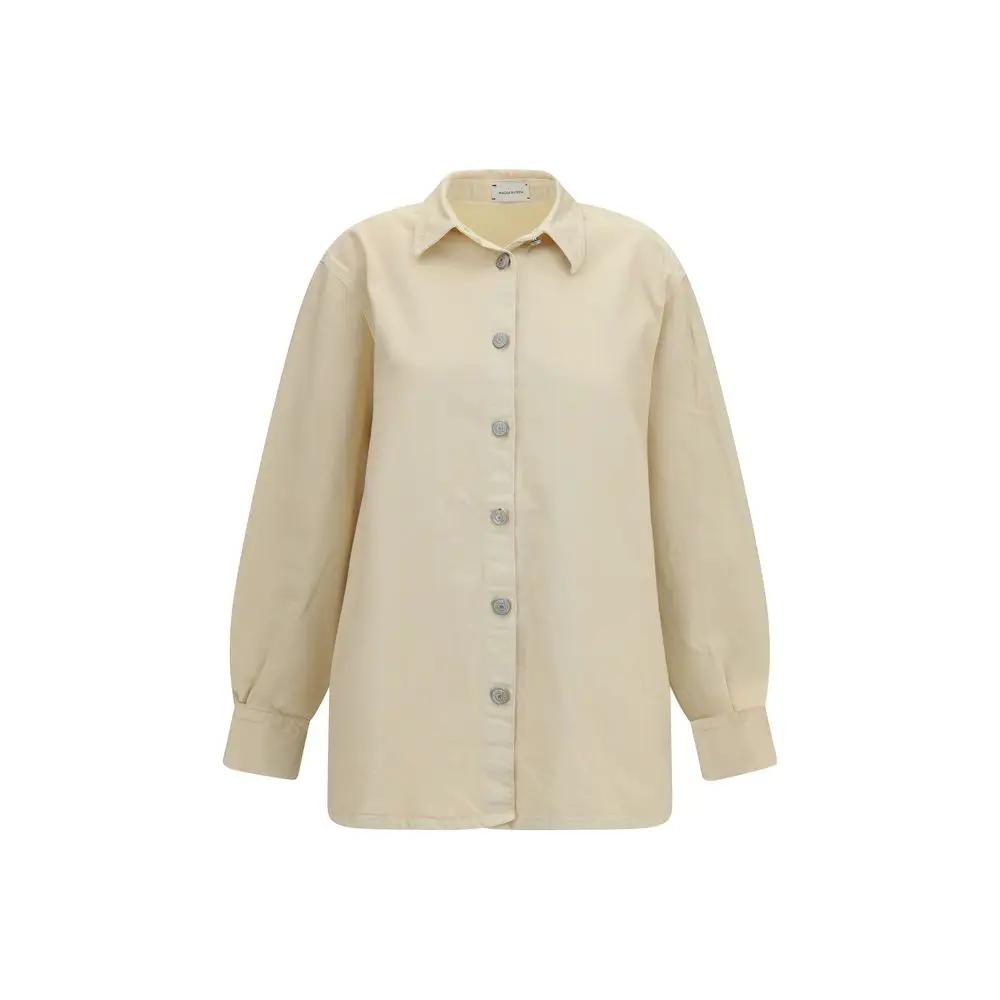 Magda Butrym Beige Denim Shirt
