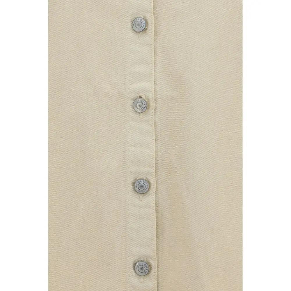 Magda Butrym Beige Denim Shirt