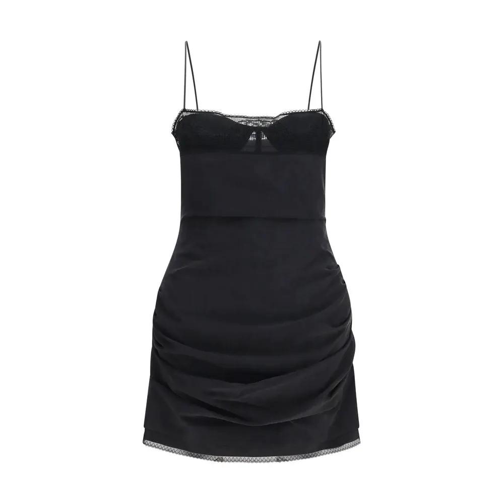 Magda Butrym Black Silk Cocktail Dress