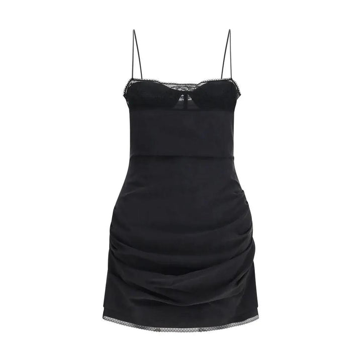 Magda Butrym Black Silk Cocktail Dress