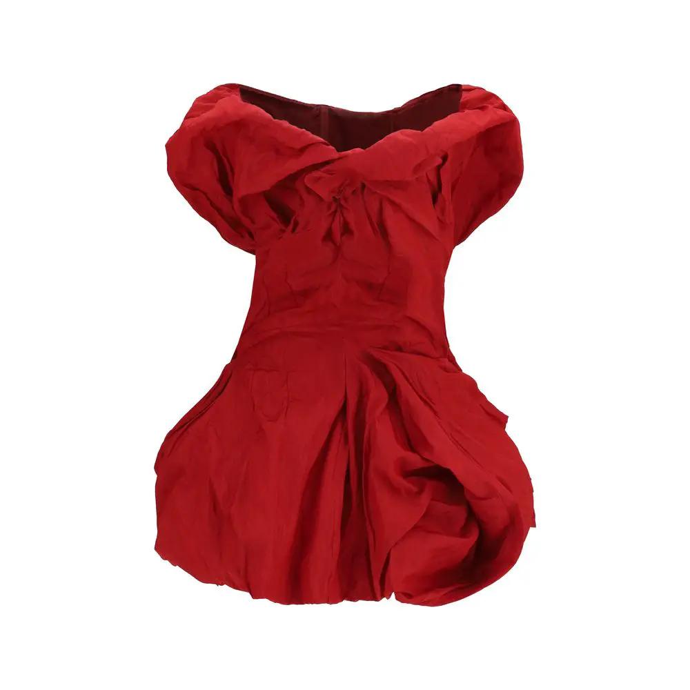 Magda Butrym Multicolor Cotton Cocktail Dress
