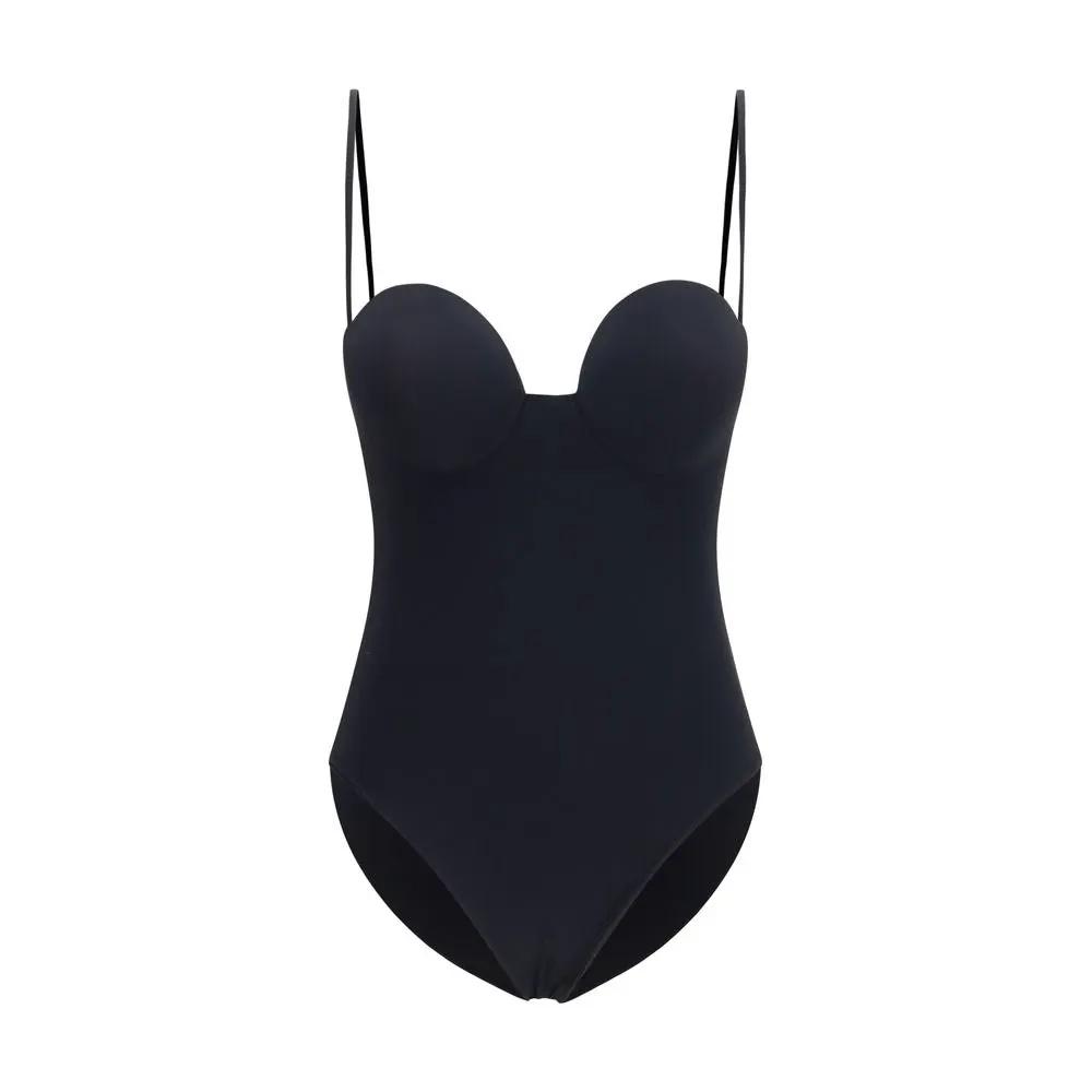 Magda Butrym Black Polyamide One-Piece Swimsuit