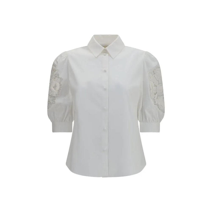 Valentino Garavani White Cotton Blouse