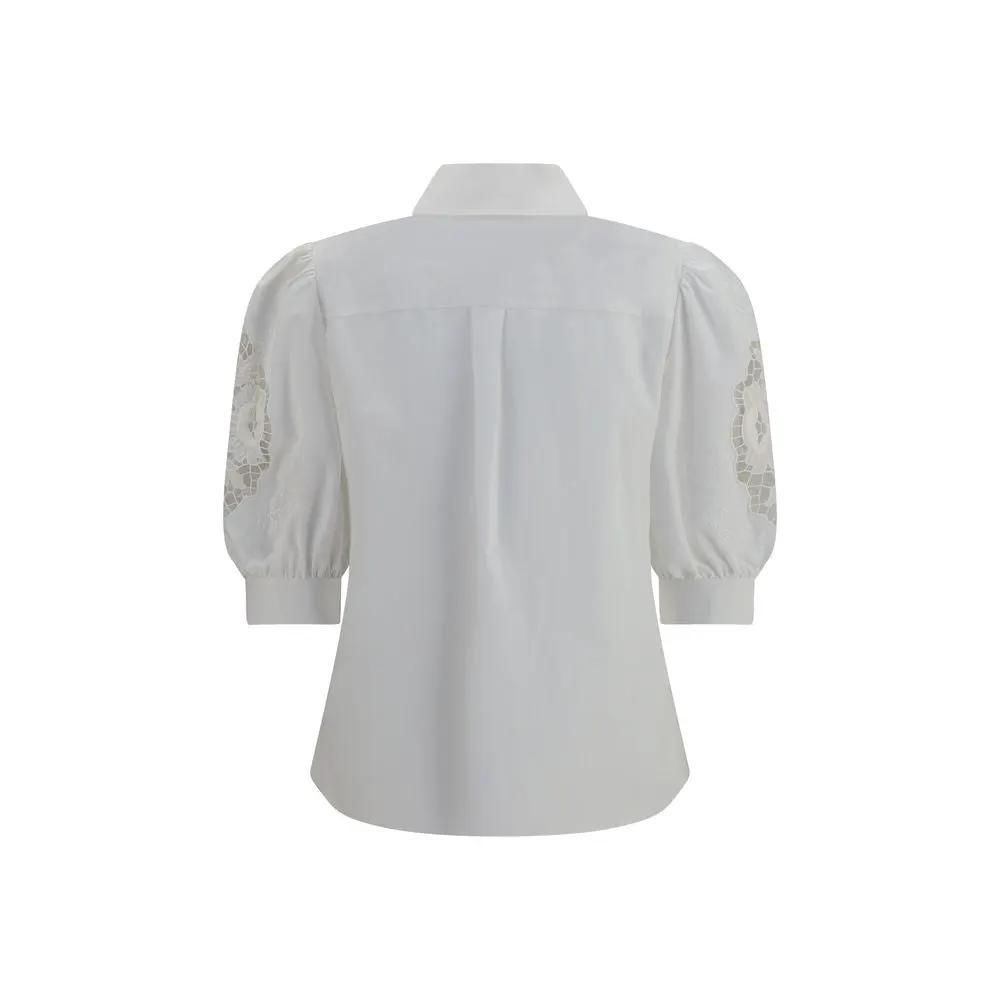 Valentino Garavani Sample Sale | Valentino Garavani White Cotton Blouse - | Designer outlet