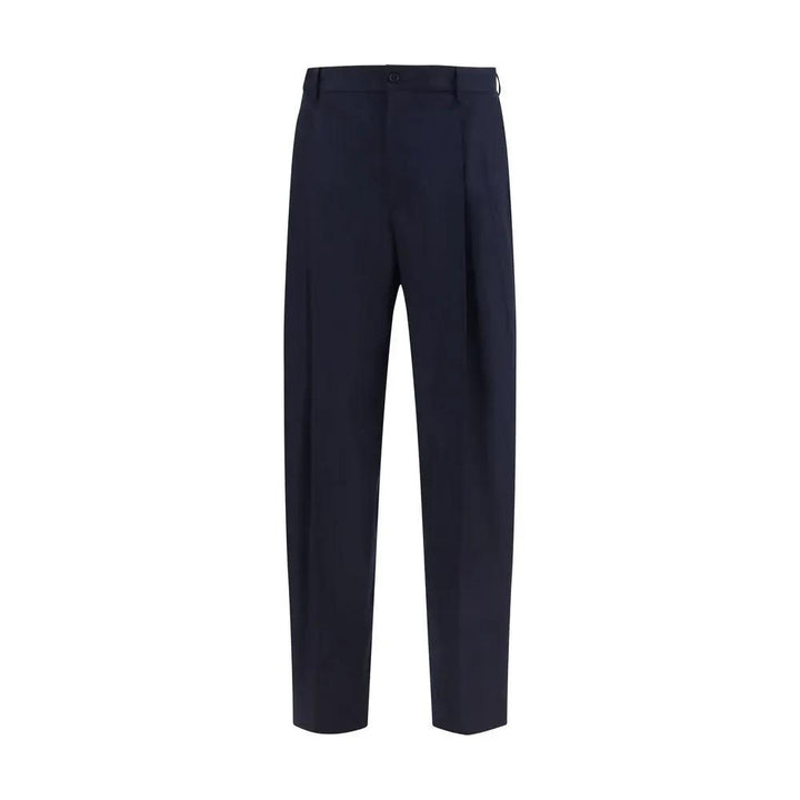 Dolce &amp; Gabbana Blue Wool Oves Aries Dress Pants