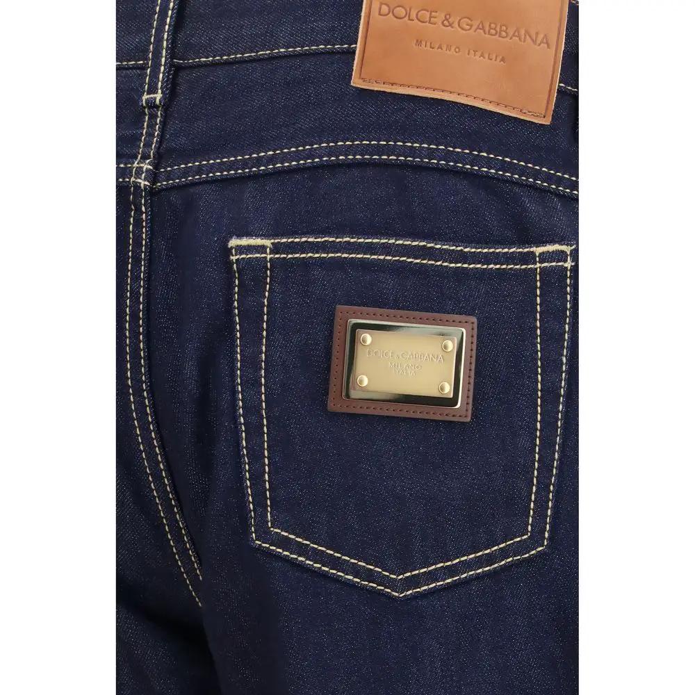 Dolce &amp; Gabbana Blue Cotton Jeans Denim