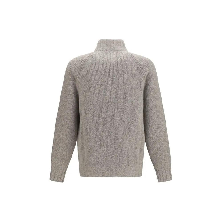 Brunello Cucinelli Gray Cashmere Cardigan