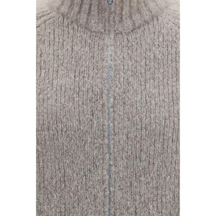 Brunello Cucinelli Gray Cashmere Cardigan