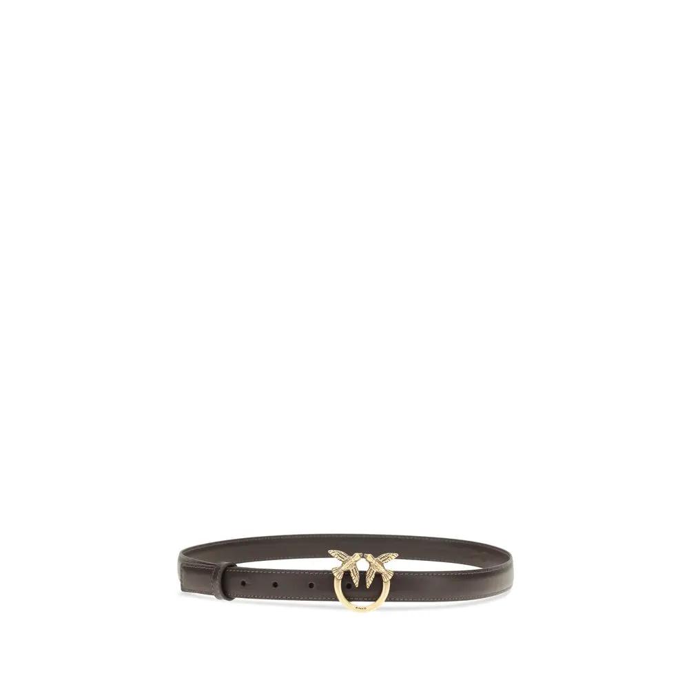 PINKO Sample Sale | PINKO Bicolor Calf Leather Bos Taurus Regular Belt - | Designer outlet