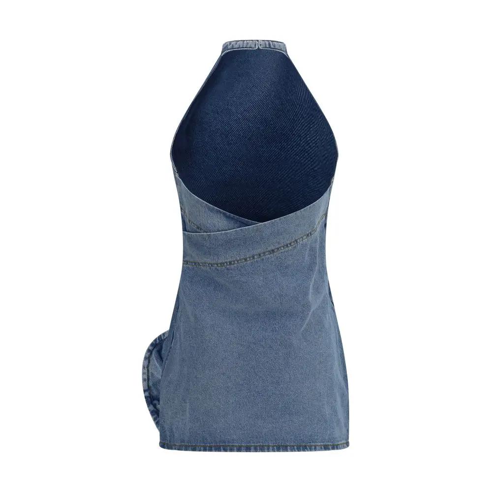 Magda Butrym Sample Sale | Magda Butrym Blue Cotton Casual Dress - | Designer outlet