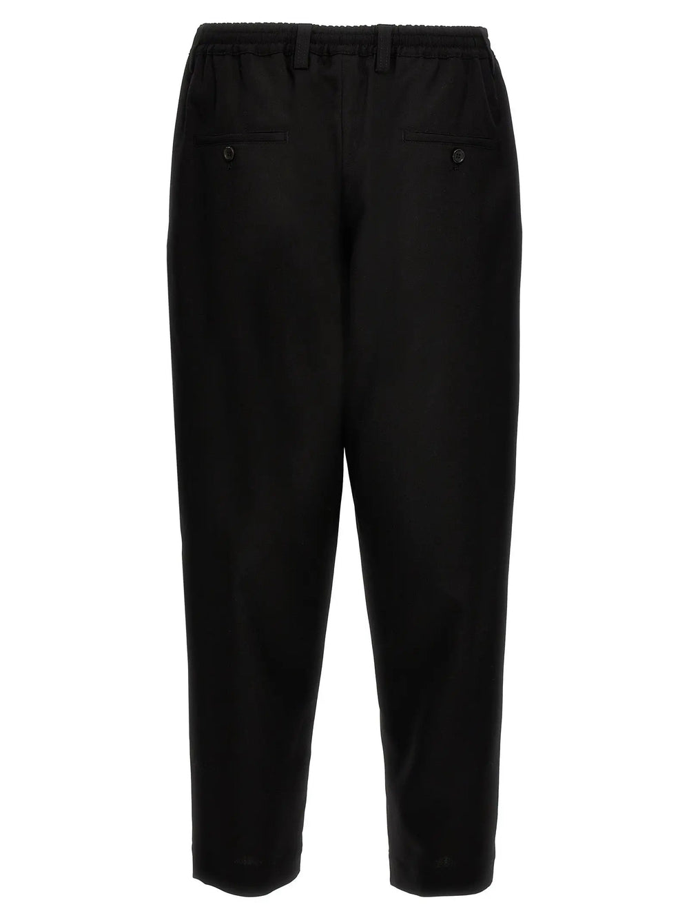 Marni Sample Sale | Marni Black Virgin Wool Cropped Pants - | Designer outlet