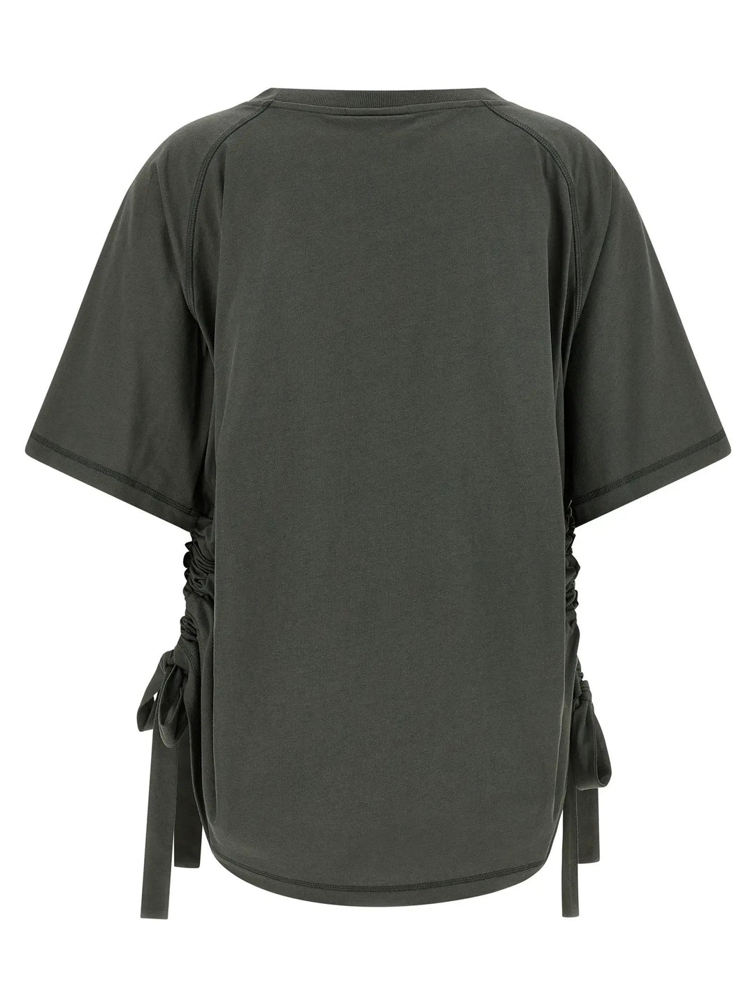 Ganni Gray Organic Cotton Sportswear