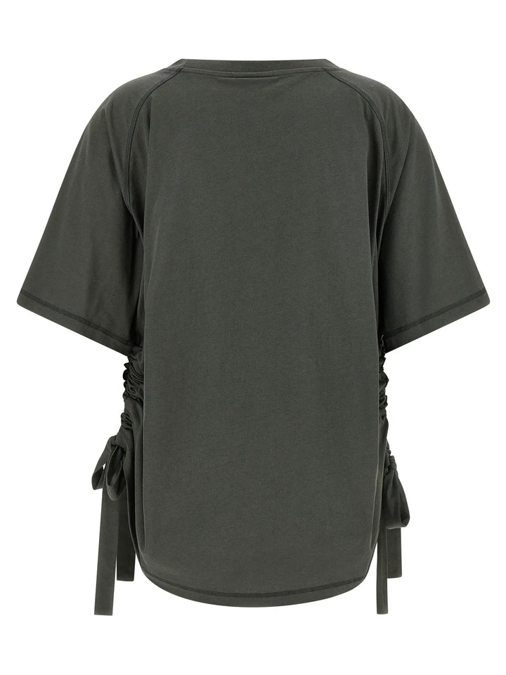 Ganni Gray Organic Cotton Sportswear