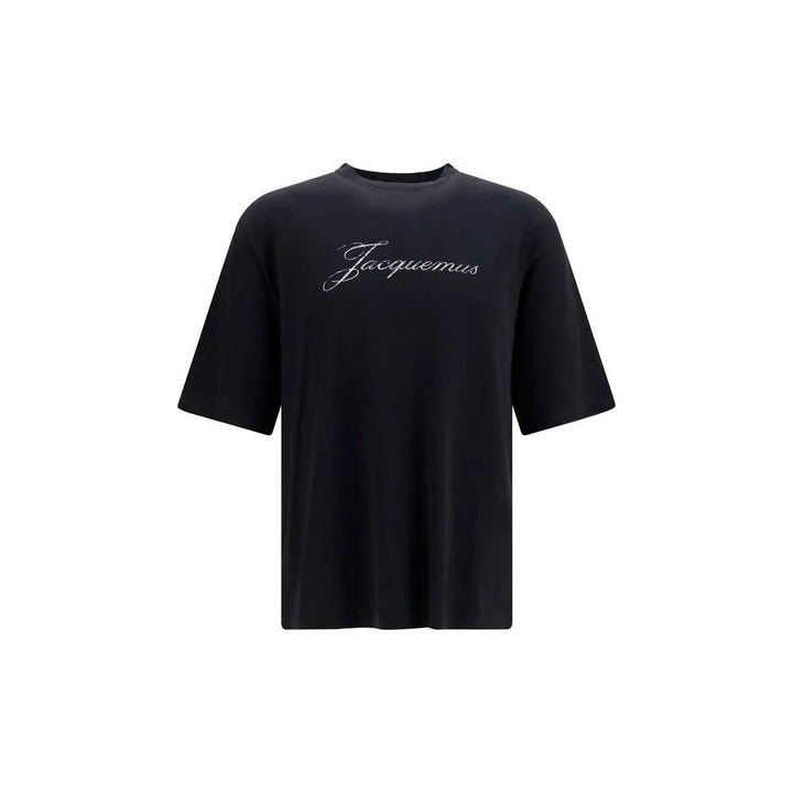 Jacquemus Black Cotton T-Shirt