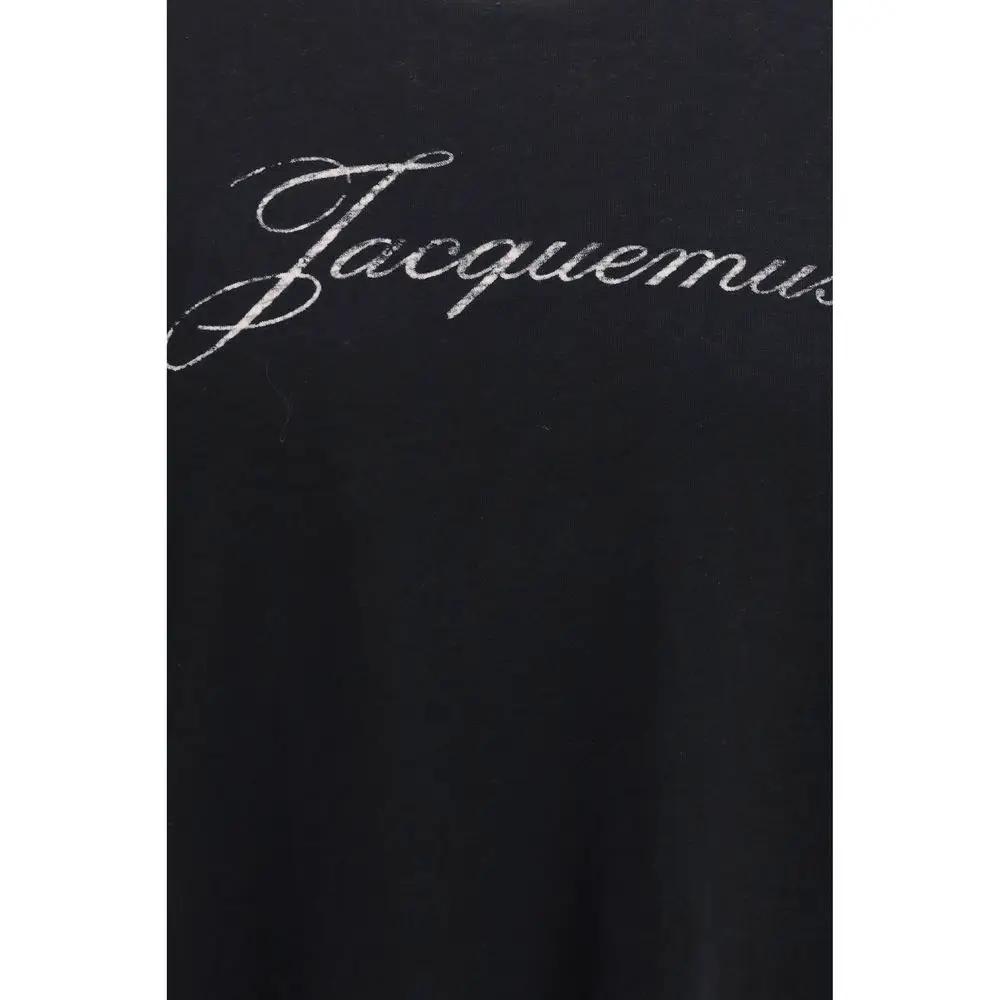 Jacquemus Black Cotton T-Shirt