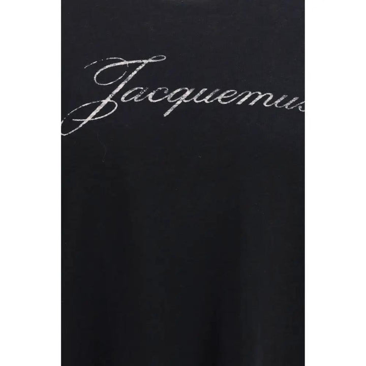 Jacquemus Black Cotton T-Shirt
