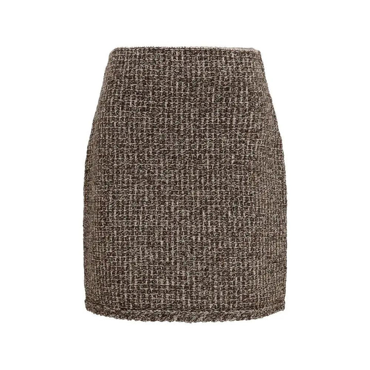 Fabiana Filippi Brown Polyamide Mini Skirt