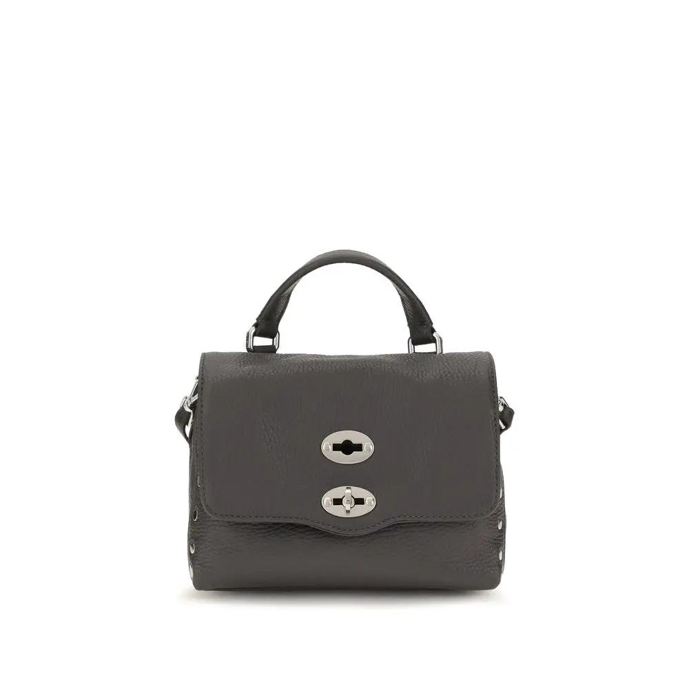 Zanellato Gray Calf Leather Bos Taurus Handbag