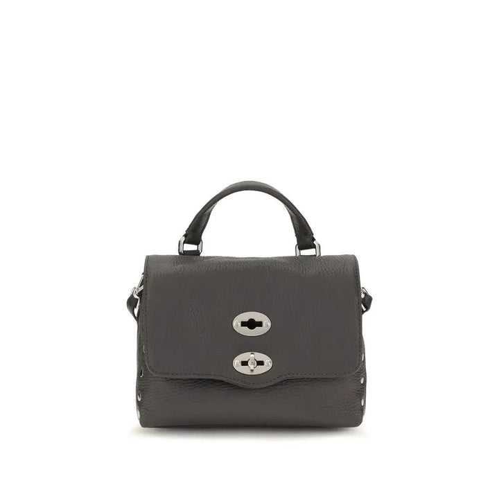 Zanellato Gray Calf Leather Bos Taurus Handbag