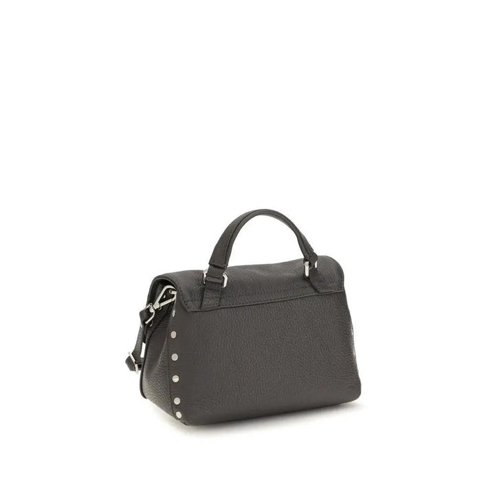 Zanellato Gray Calf Leather Bos Taurus Handbag