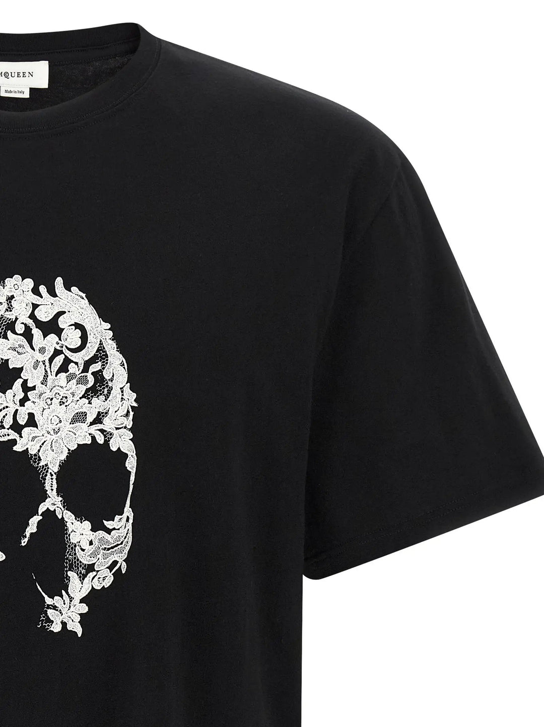 Alexander McQueen Bicolor Cotton T-Shirt