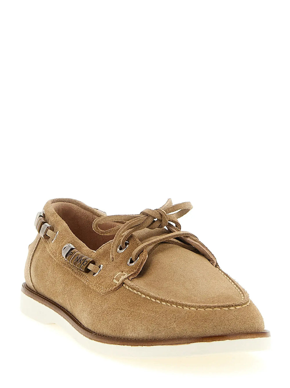 PINKO Sample Sale | PINKO Beige Calfskin Moccassin - | Designer outlet