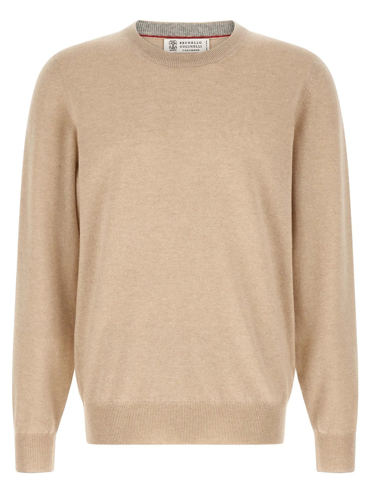 Brunello Cucinelli Beige Cashmere Cardigan