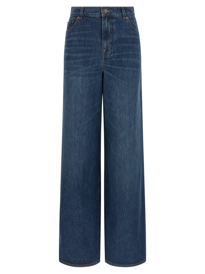 Chloé Blue Cotton Jeans Denim