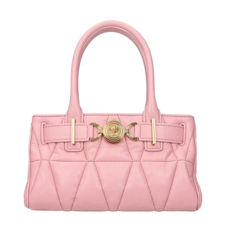 Versace Pink Leather Handbag