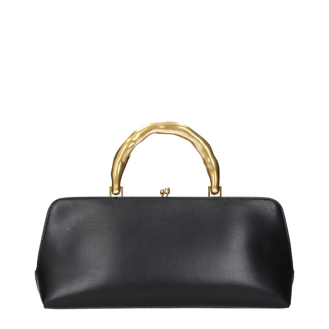 Jil Sander Black Leather Handbag