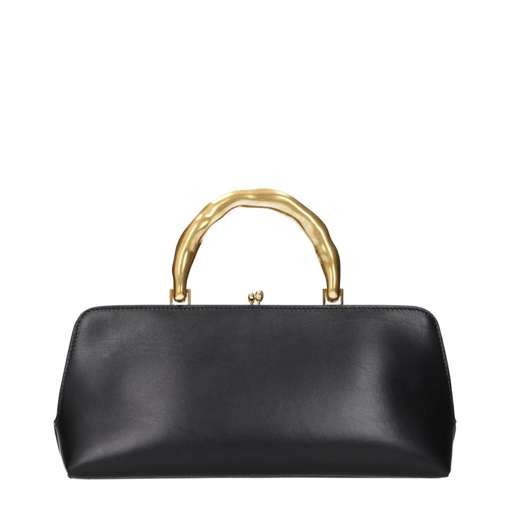 Jil Sander Black Leather Handbag