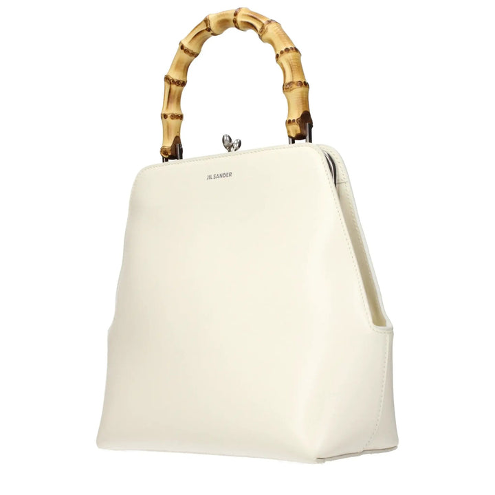 Jil Sander Beige Leather Handbag