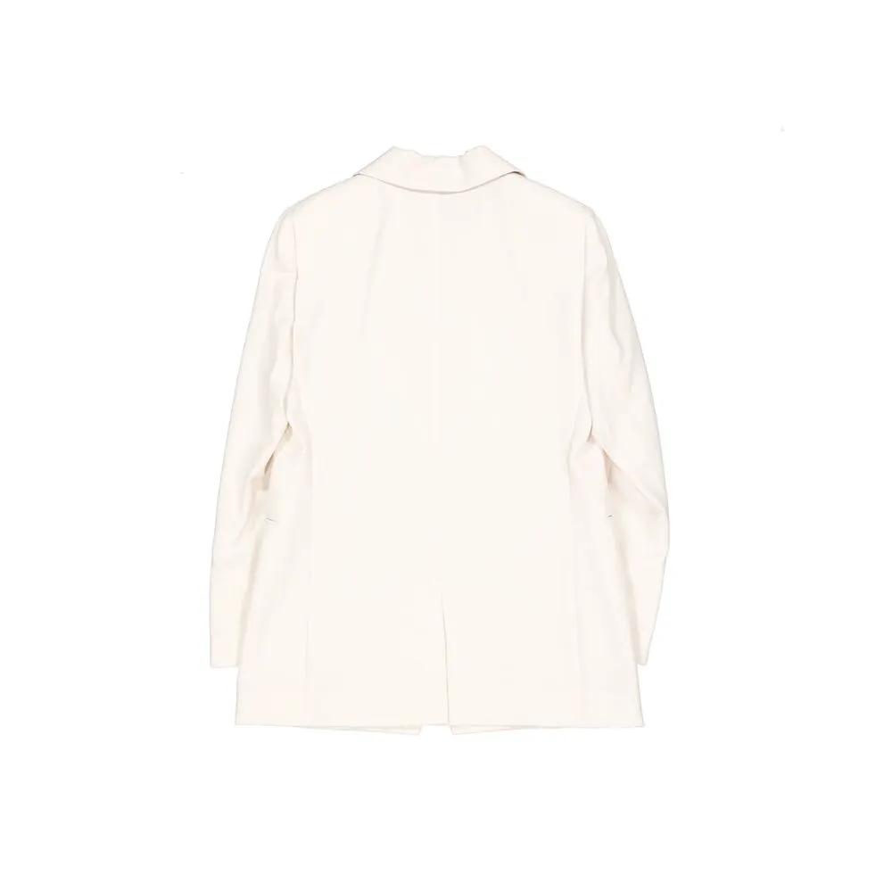 Brunello Cucinelli White Virgin Wool Blazer