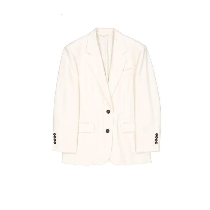 Brunello Cucinelli White Viscose Blazer
