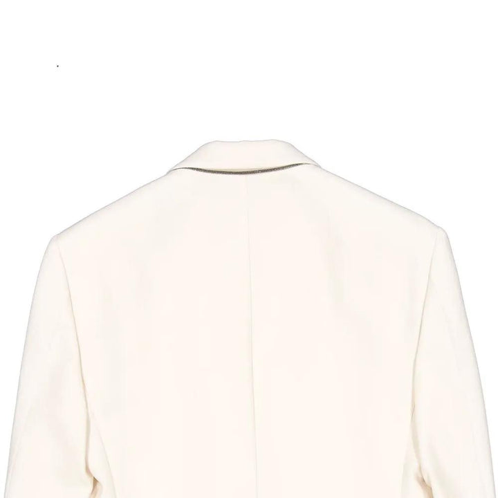 Brunello Cucinelli White Viscose Blazer