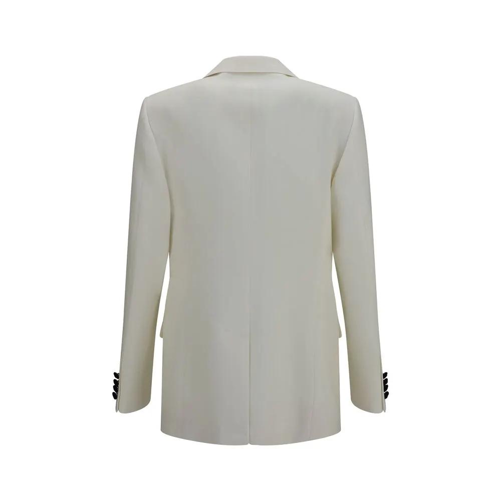 Valentino Garavani Sample Sale | Valentino Garavani White Wool Oves Aries Blazer - | Designer outlet
