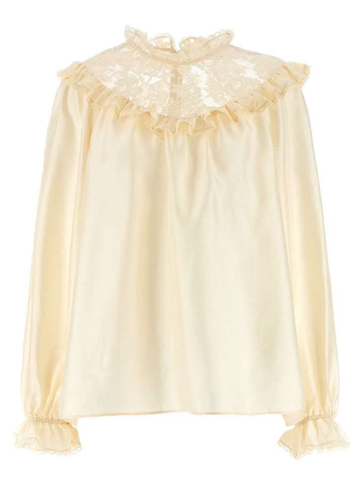 Zimmermann Beige Silk Blouse