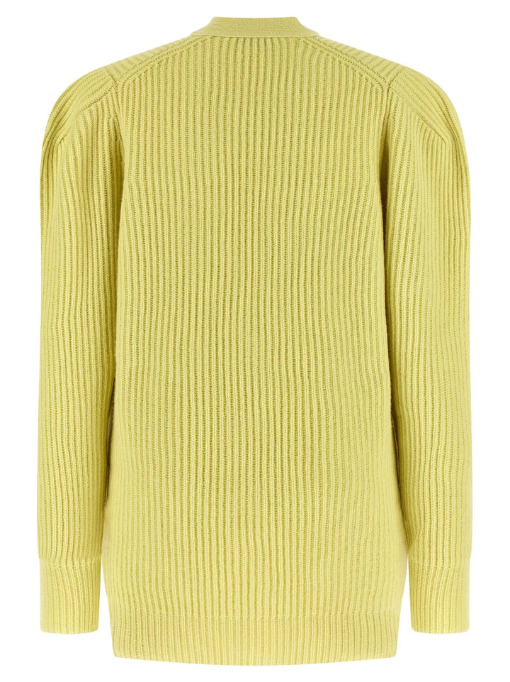 Stella McCartney Bicolor Virgin Wool Cardigan